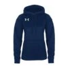 Under Armour Womens Fleece Hoodie: Navy Blue