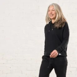 Piranha Lifestyle Womens Hoodie: Black -Sports Equipment Store womenspiranhablackhoodie1