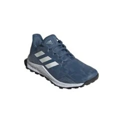 Adidas Youngstar Junior Hockey Shoes 2022: Blue -Sports Equipment Store youngstarblue20223