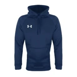 Under Armour Youth Fleece Hoodie: Navy Blue